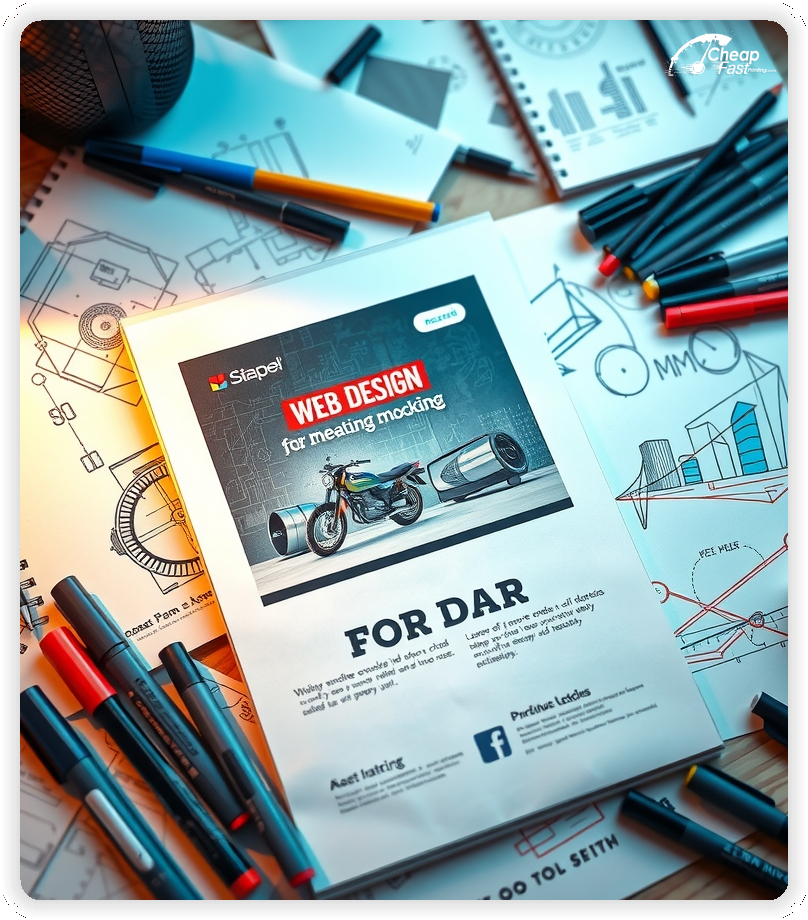 Best Web Design Pamphlet Solutions, Web Design marketing materials print sample