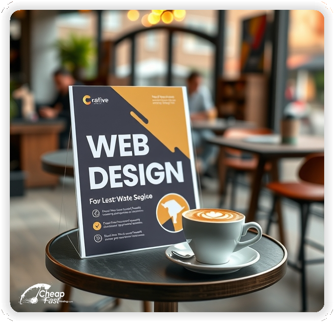 Marketing Handout Template 1, Web Design leaflets creative layout