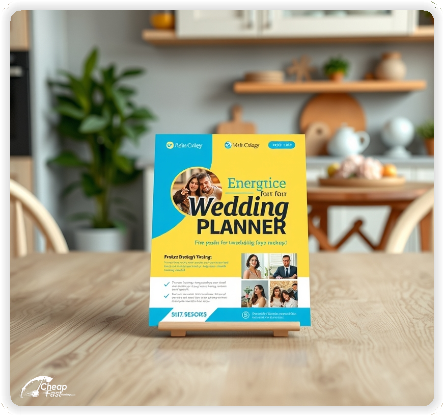 Creative Print Design 1, Wedding Planner promo cards creative layout