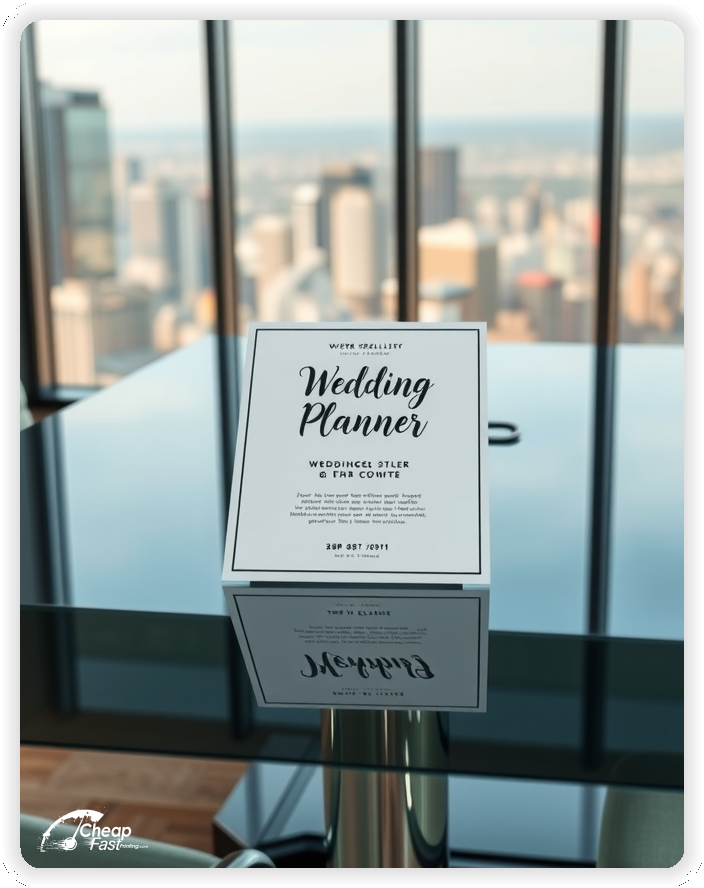 High Quality Leaflet 1, Wedding Planner circulars promotion design