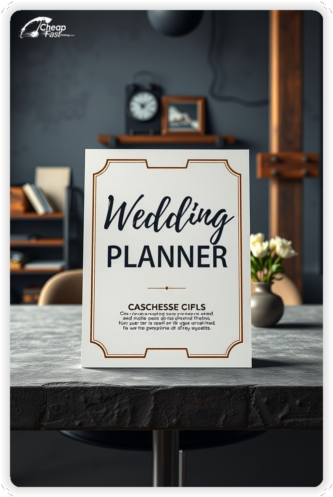 Marketing Handout Design 1, Wedding Planner pamphlets design example
