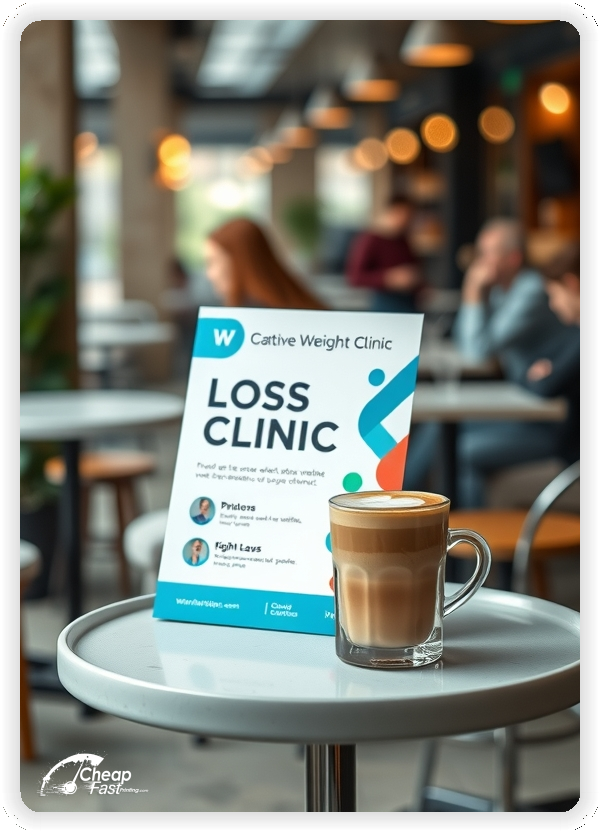 Promotional Material 1, Weight Loss Clinic marketing materials marketing piece