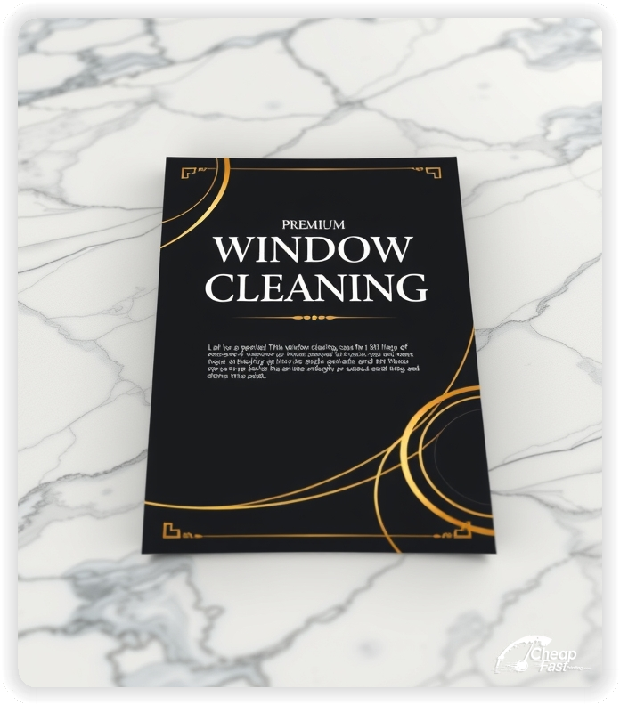 Creative Print Design 1, Window Cleaning promo cards creative layout