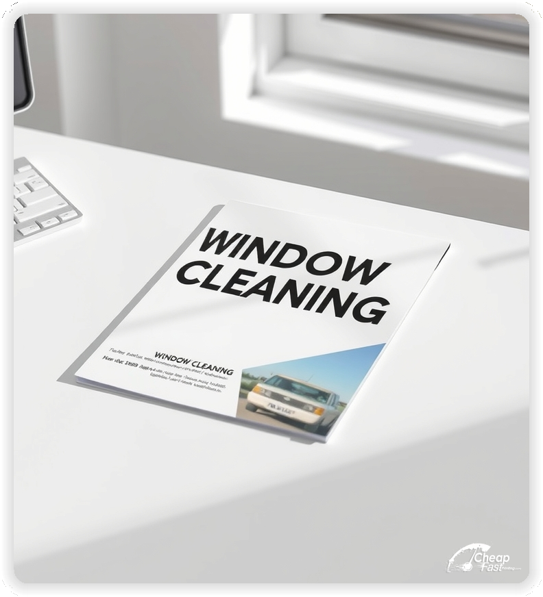 Custom Business Piece 1, Window Cleaning advertisements marketing piece