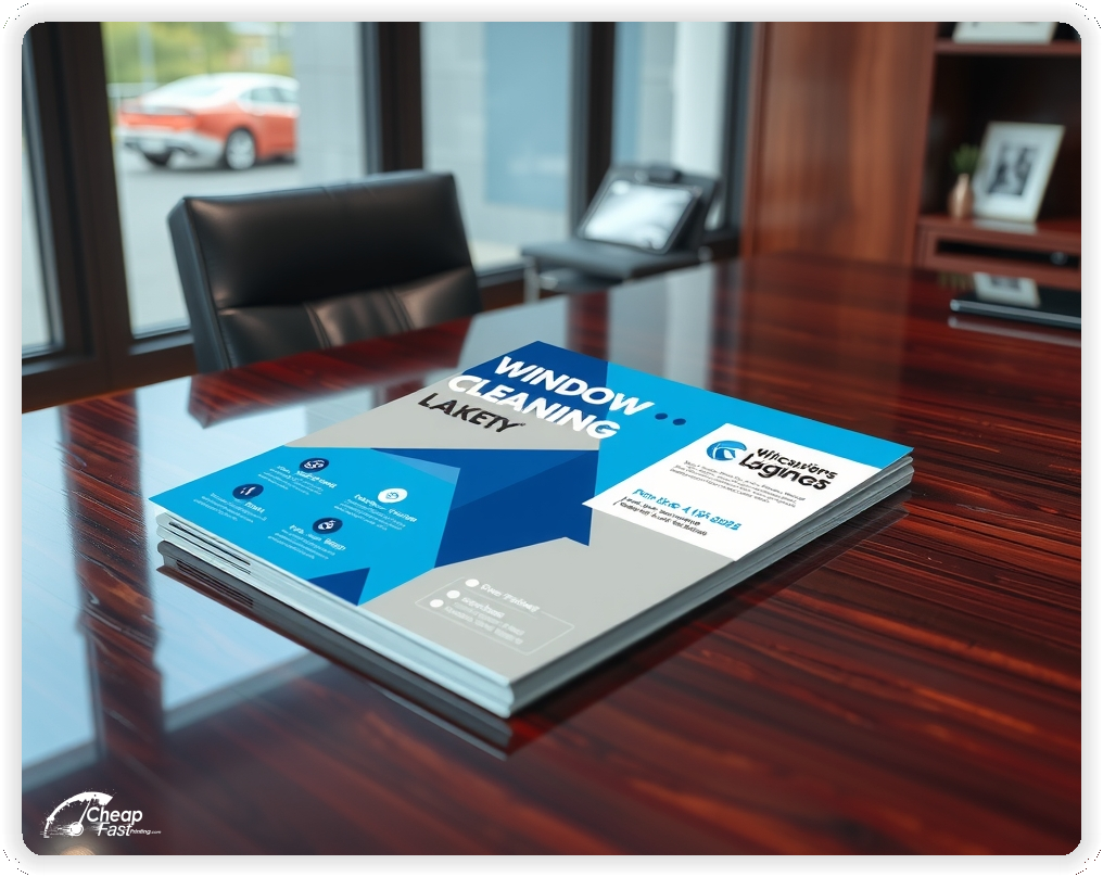 Professional Circular 1, Window Cleaning handouts print sample