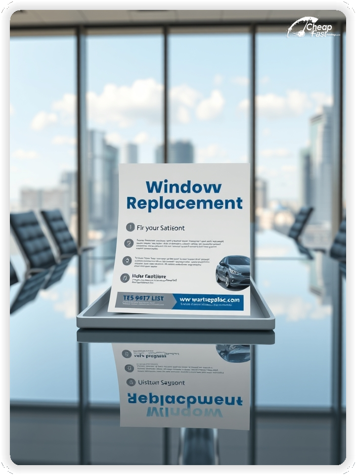 High Quality Leaflet 1, Window Replacement circulars promotion design