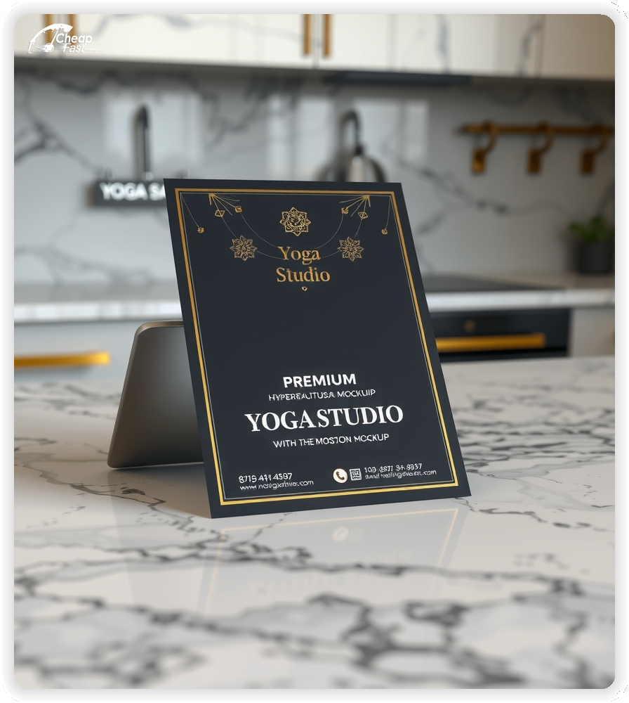Best Yoga Studio Leaflet, Yoga Studio marketing materials print sample