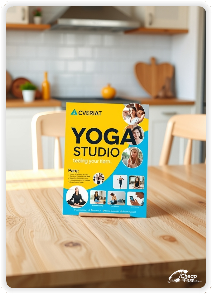 High Quality Leaflet 1, Yoga Studio circulars promotion design