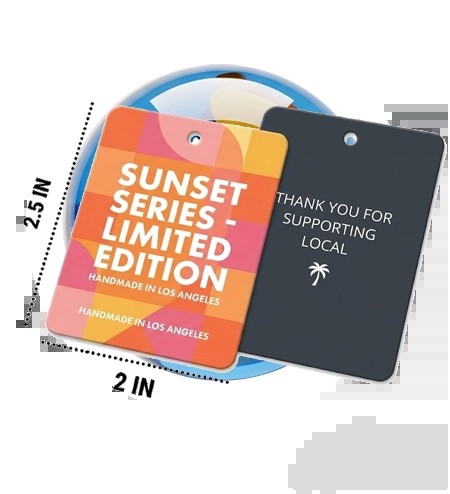 2x2 5 Vertical Product Tags Custom Merchandise Tags