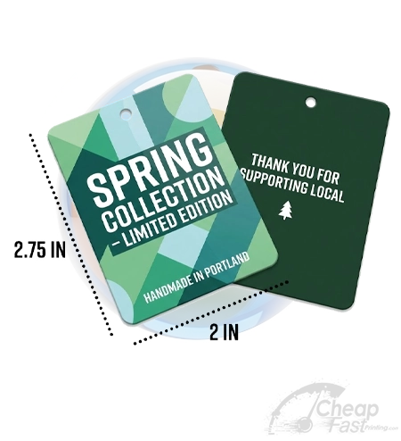 2x2 75 Custom Printed Hang Tags Fast Turnaround
