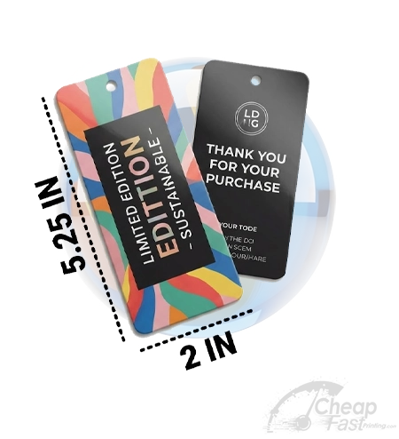 2x5 25 Extra Long Product Badge Affordable Printing