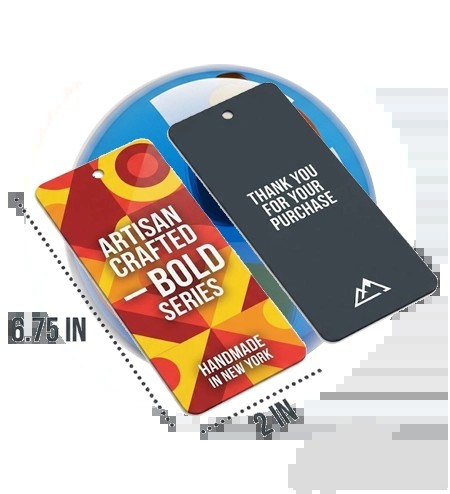 2x6 75 Vertical Badge Affordable Printing