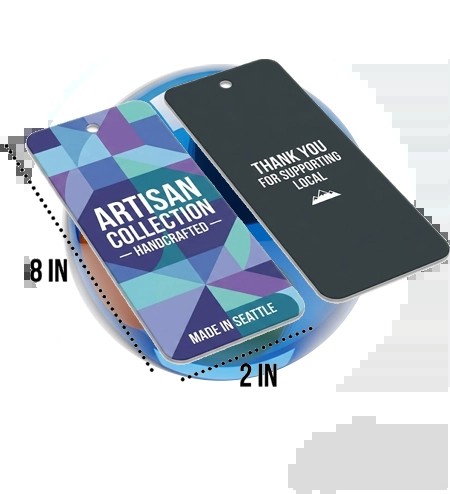 2x8 Oversized Luxury Branding Badge