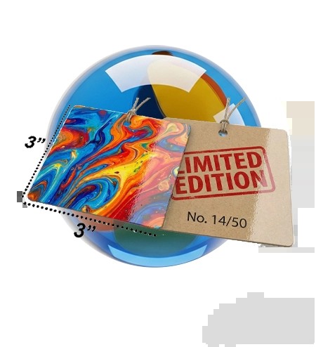 3x3 Large Square Custom Die Cut Printing