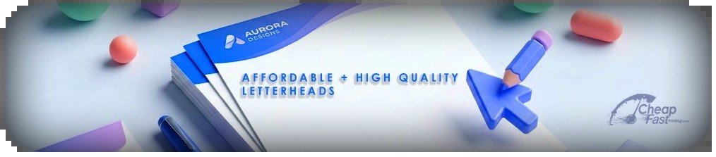 Premium Letterhead Printing Services Online Banner