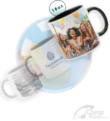 18oz Custom Printed Mugs For Firends And Family Gifts