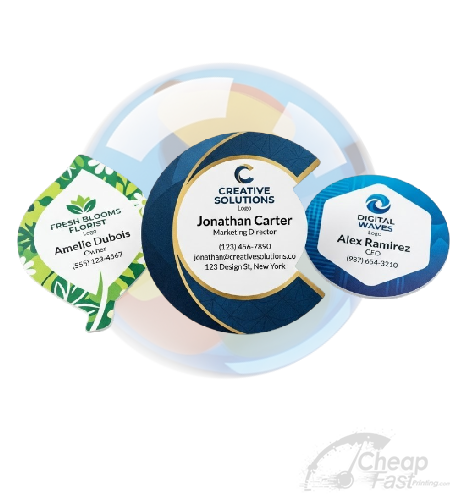 Business Cards Die cut product image