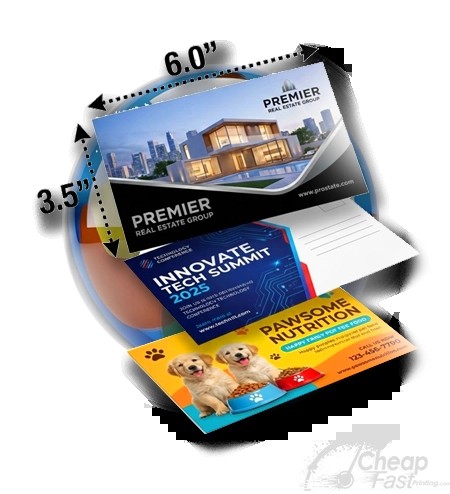 3 5x6 Sleek Compact Promotional Mailers