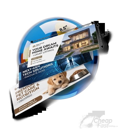 3 5x8 5 Standard Rack Card Menu Flyers