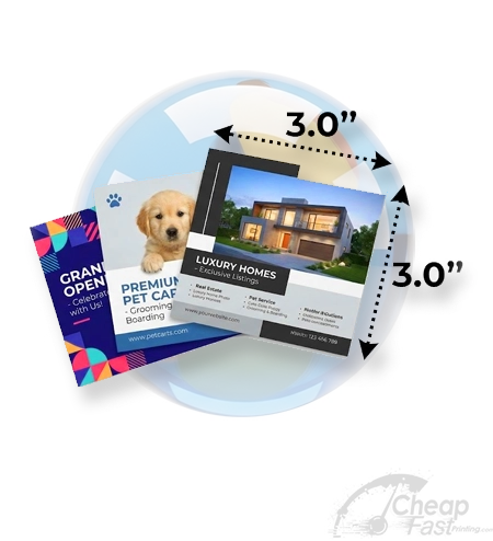 3x3 Micro Square Social Media Insert Cards