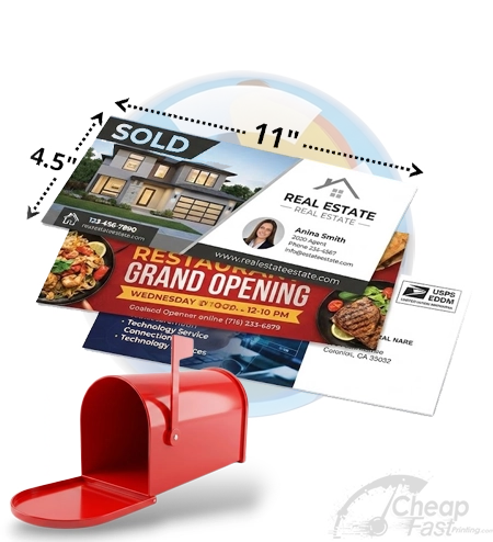 4 5x11 Tall Vertical Eddm Eligible Flyers