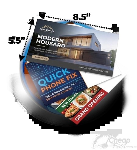 5 5x8 5 Half Page Bulk Mail Marketing Cards