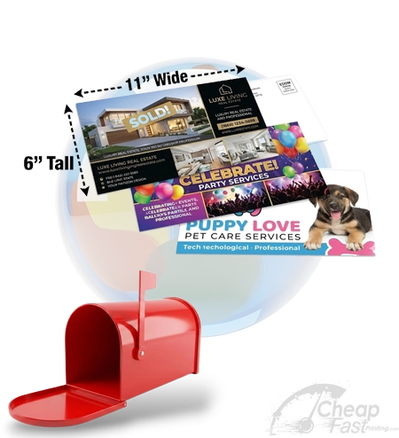6x11 Best Selling Jumbo Eddm Eligible Postcards