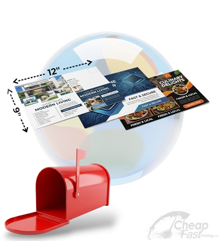 9x12 Giant Dominating Eddm Eligible Flat Postcards