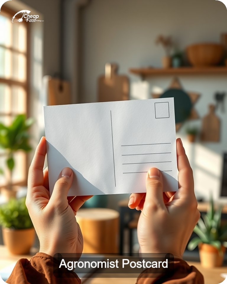 Agronomist Postcard Sample 01 · 4.25" x 5.5" design sample