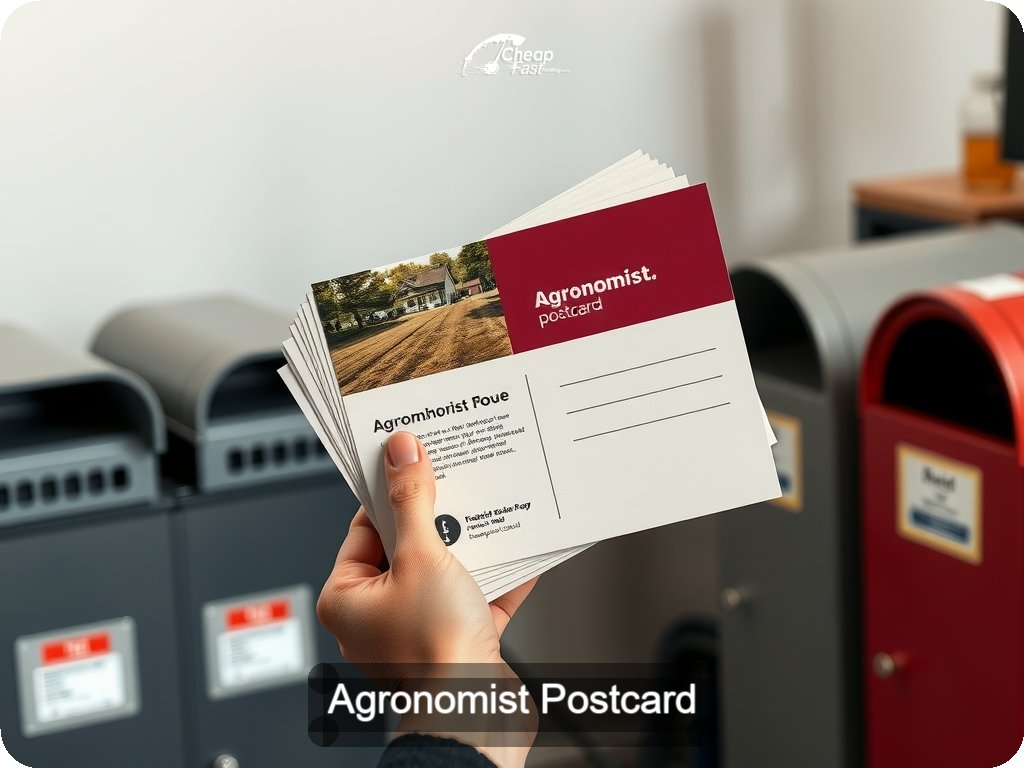 Agronomist Postcard Sample 04 · 6.5" x 9" design sample