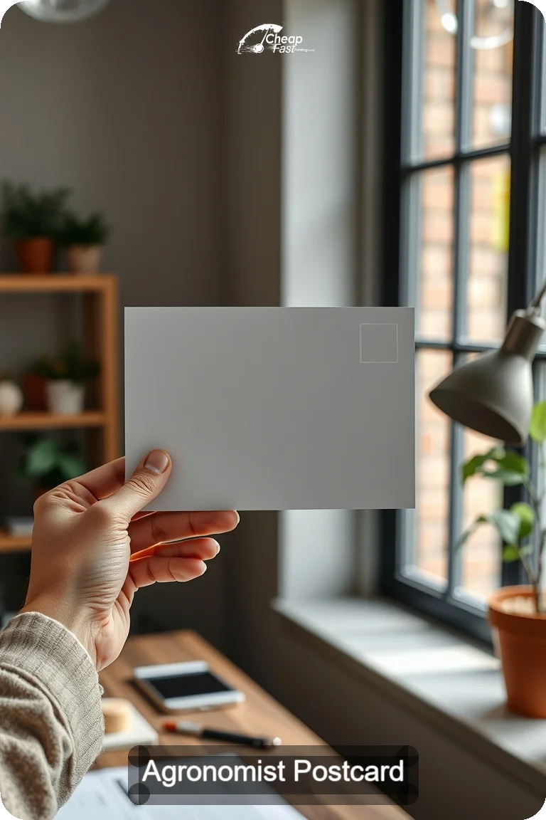 Agronomist Postcard Sample 05 · 4.5" x 11" design sample