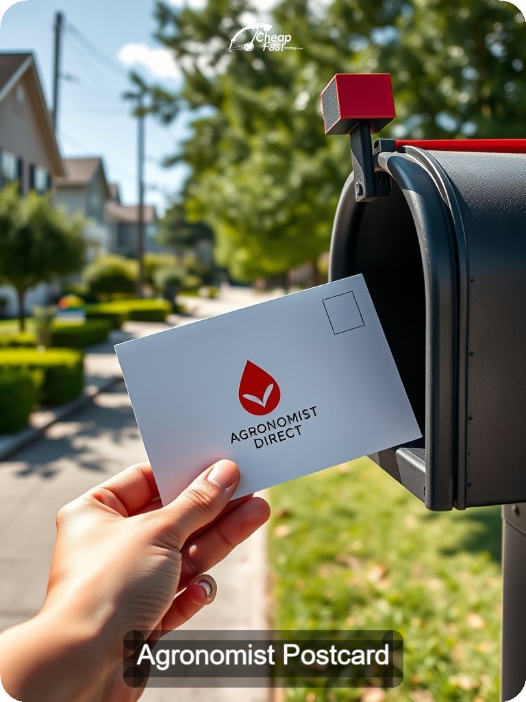 Agronomist Postcard Sample 07 · 5" x 7" design sample