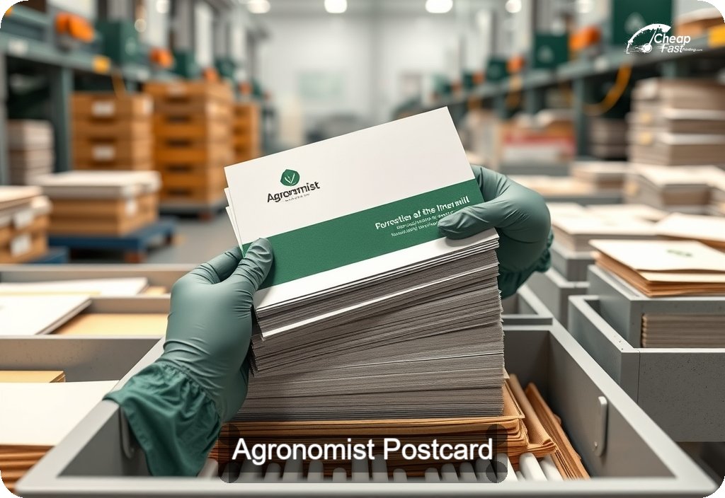 Agronomist Postcard Sample 09 · 6" x 11" design sample