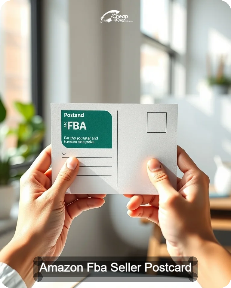 Amazon Fba Seller Postcard Sample 05 · 4.25" x 5.5" design sample