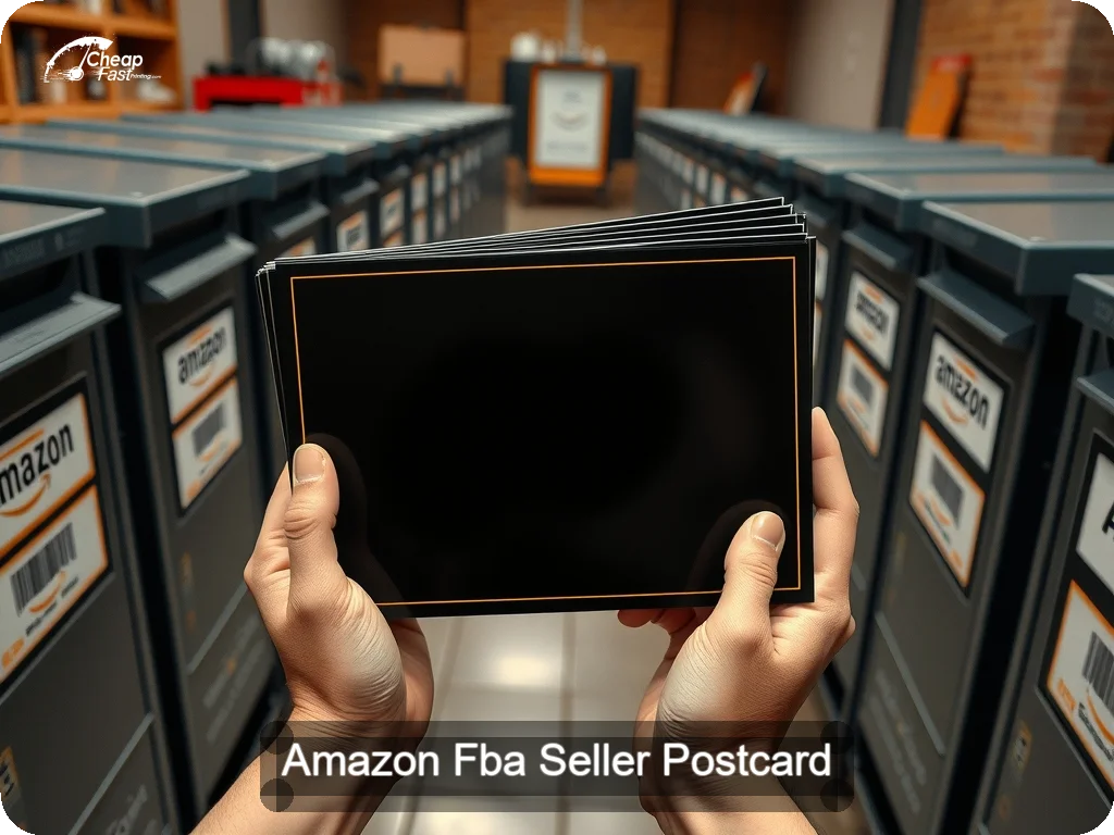 Amazon Fba Seller Postcard Sample 08 · 6.5" x 9" design sample