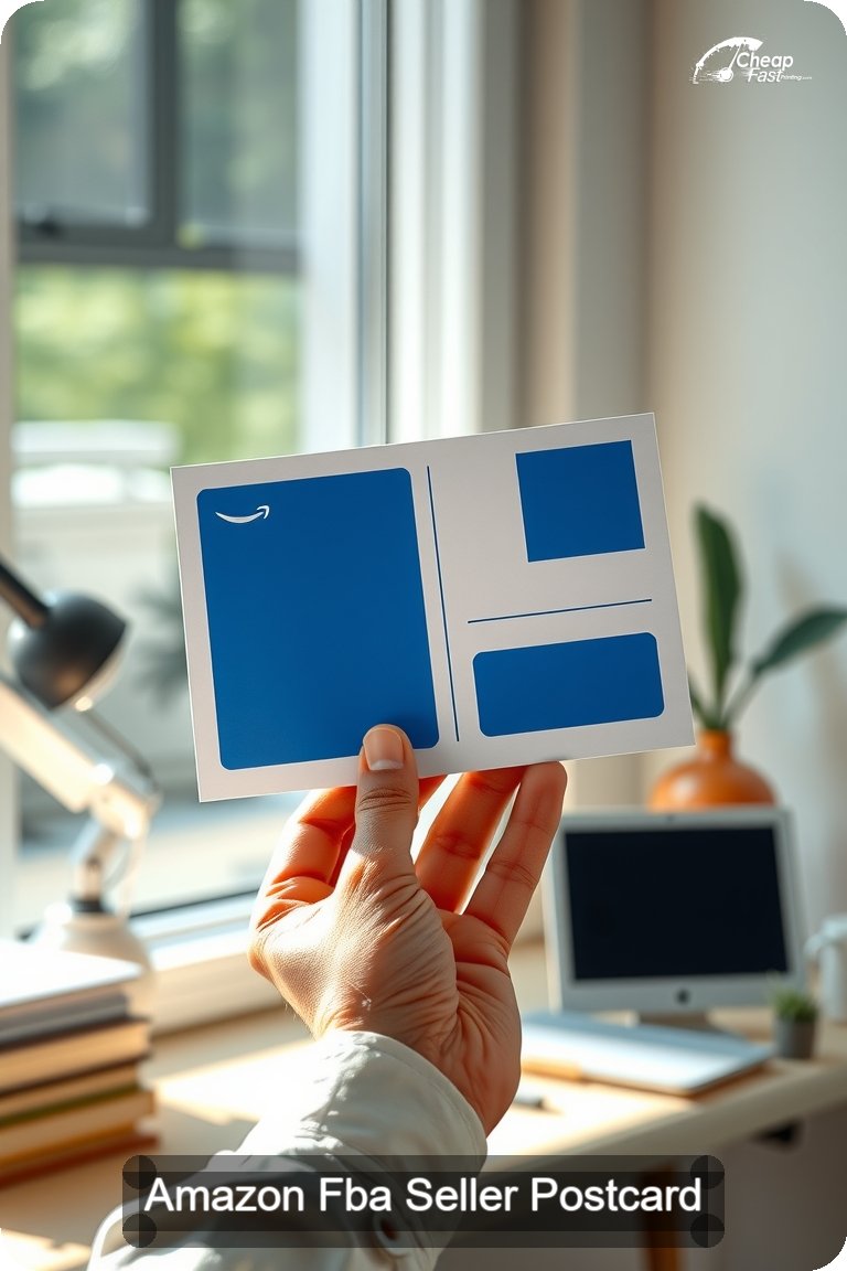 Amazon Fba Seller Postcard Sample 09 · 4.5" x 11" design sample