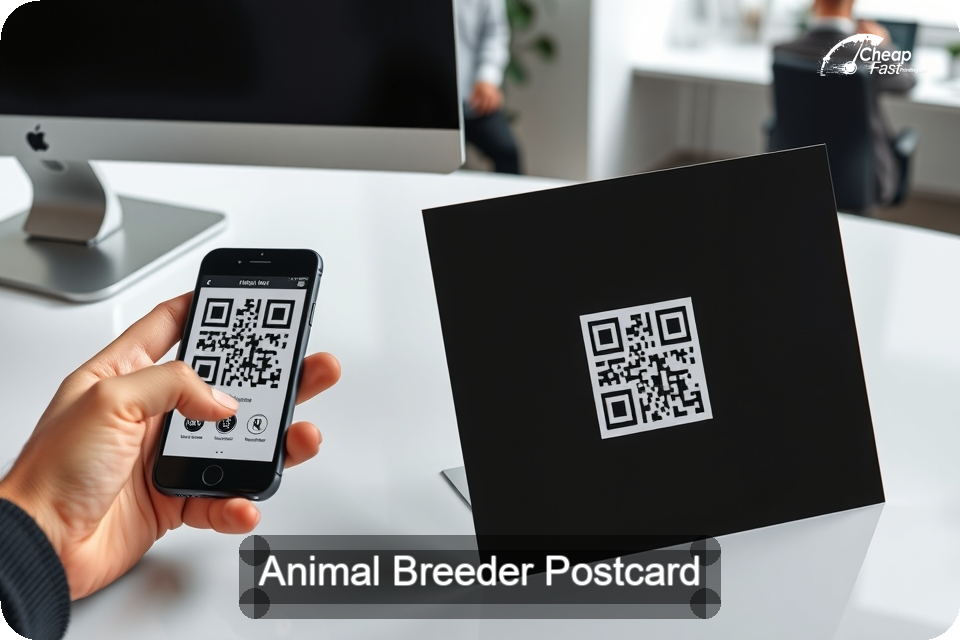 Animal Breeder Postcard Sample 04 · 6" x 9" design sample