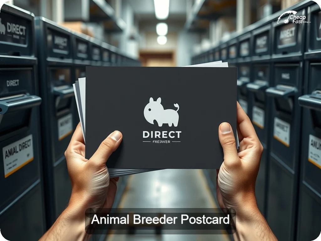Animal Breeder Postcard Sample 10 · 6.5" x 9" design sample
