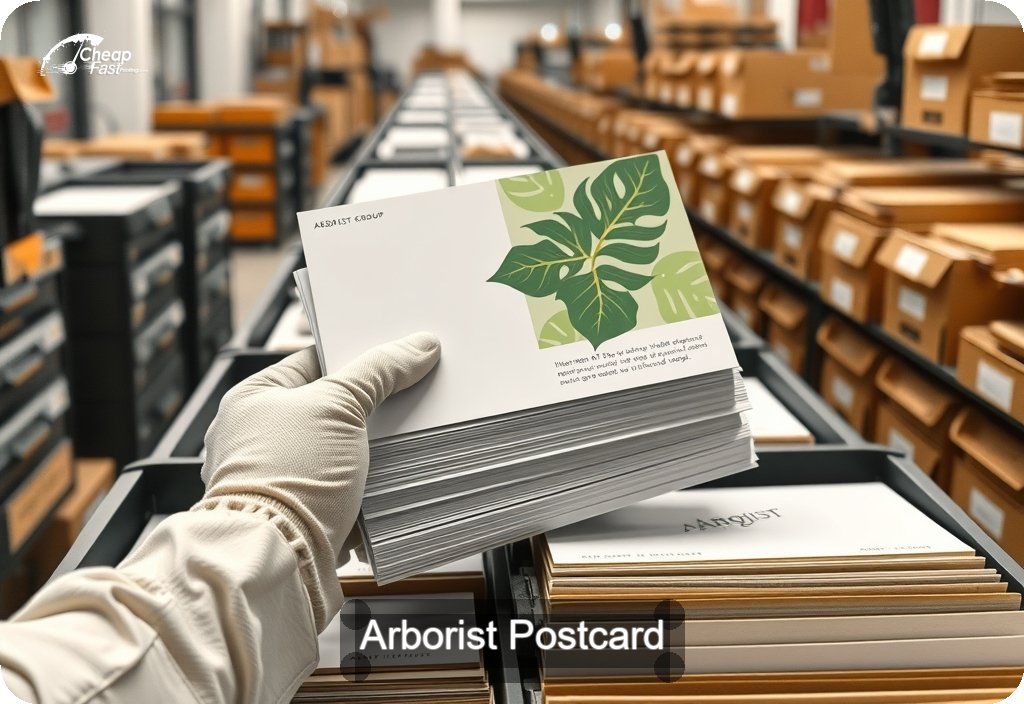 Arborist Postcard Sample 09 · 6" x 11" design sample