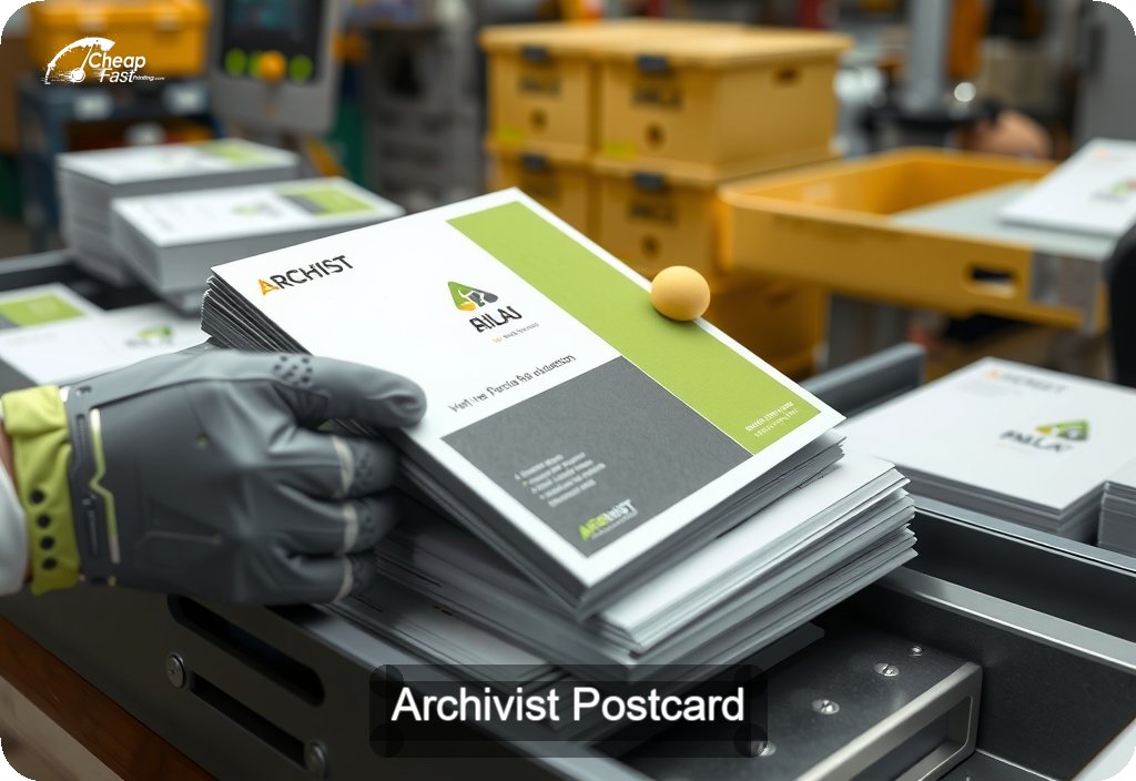 Archivist Postcard Sample 04 · 6" x 11" design sample