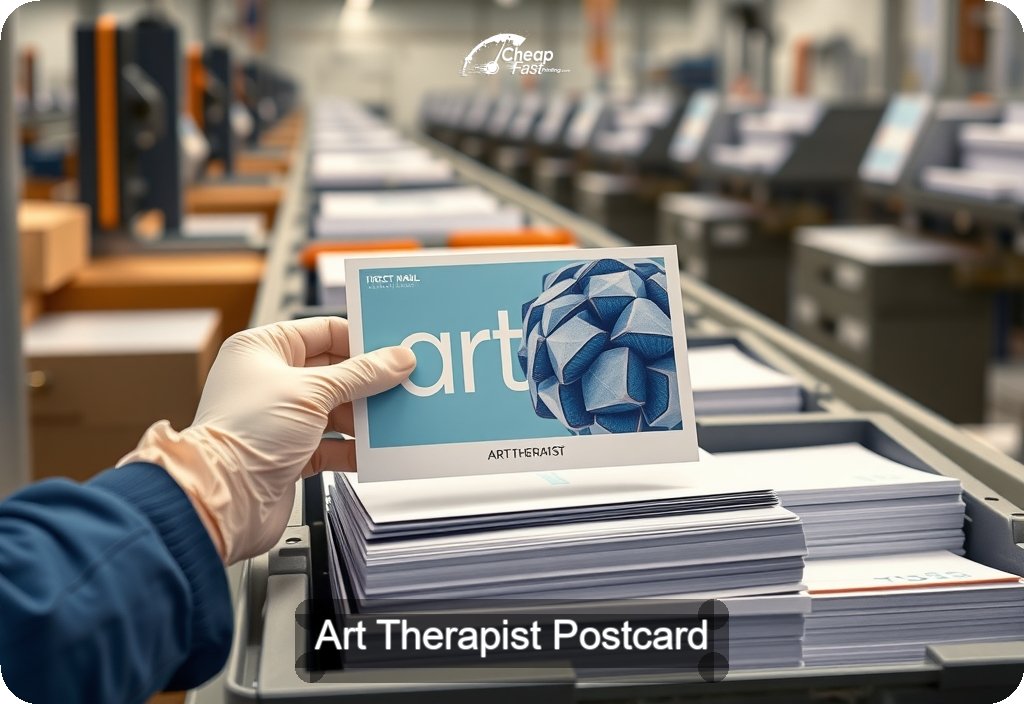 Art Therapist Postcard Sample 08 · 6" x 11" design sample