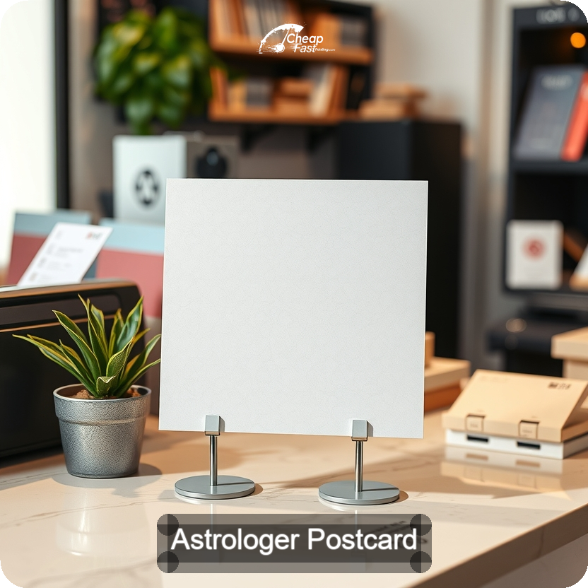 Astrologer Postcard Sample 08 · 5" x 5" design sample