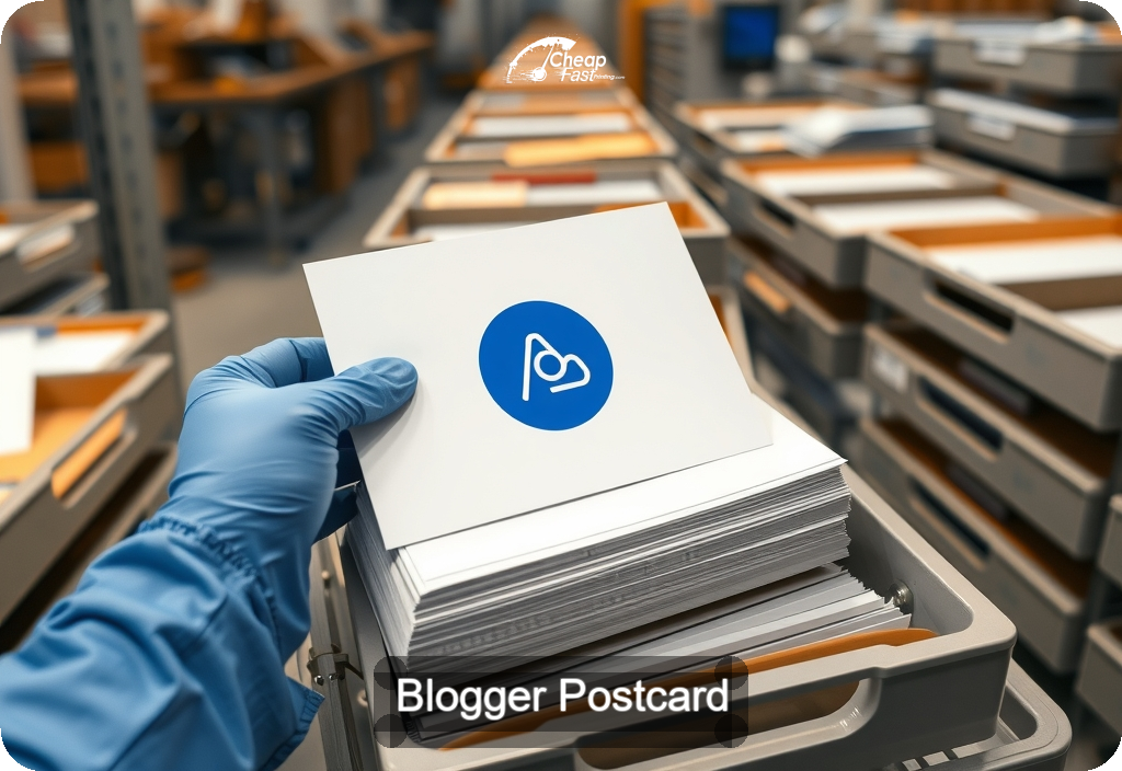 Blogger Postcard Sample 08 · 6" x 11" design sample