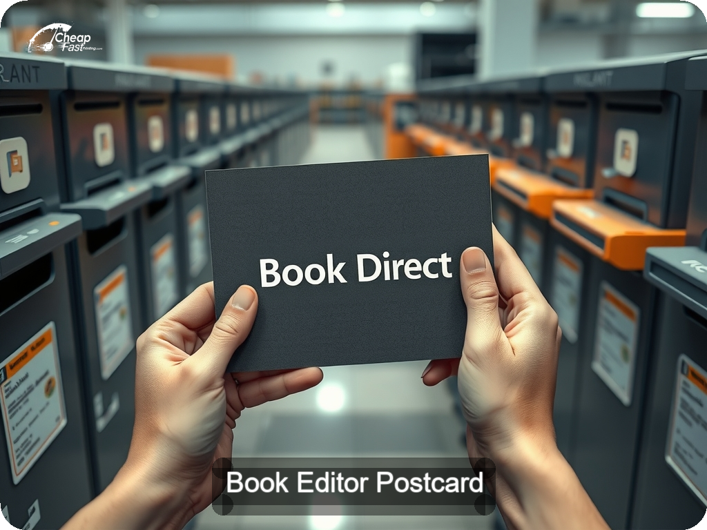 Book Editor Postcard Sample 10 · 6.5" x 9" design sample