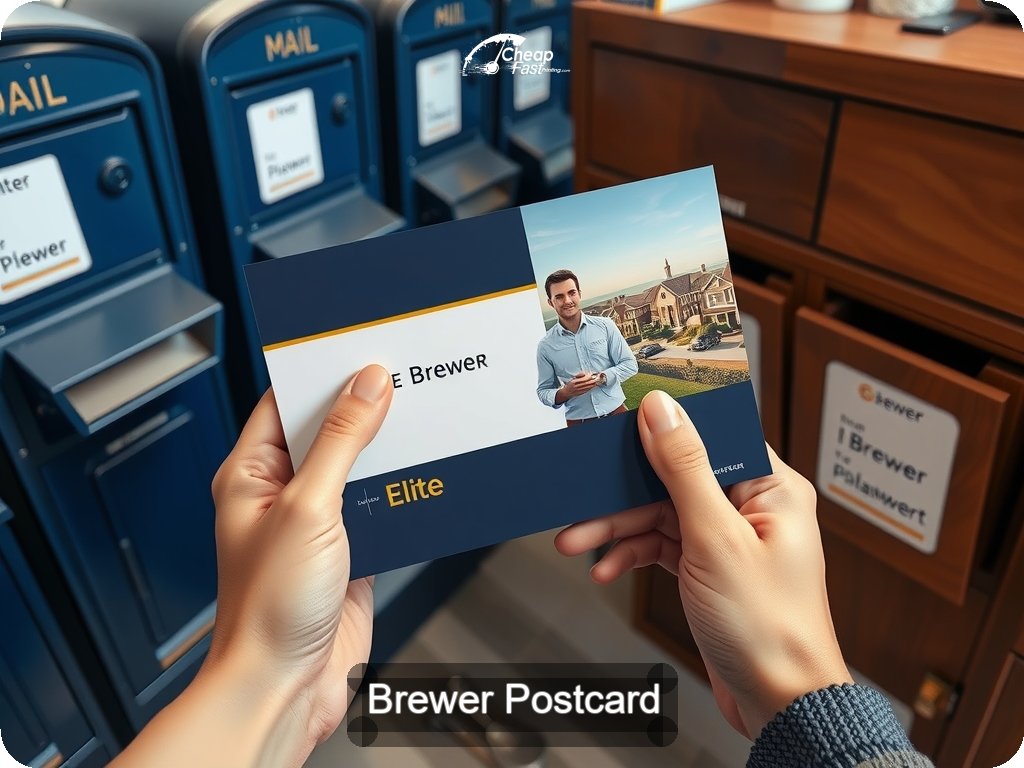 Brewer Postcard Sample 02 · 6.5" x 9" design sample