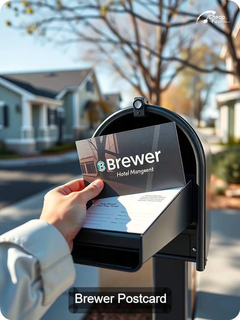 Brewer Postcard Sample 05 · 5" x 7" design sample