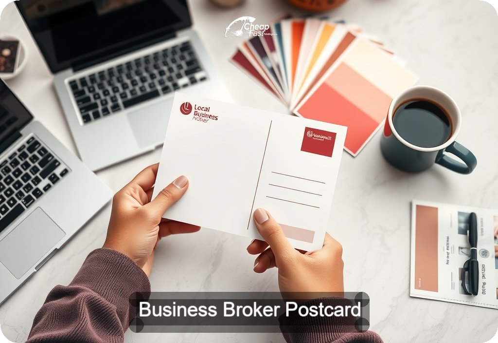 Business Broker Postcard Sample 08 · 4" x 6" design sample