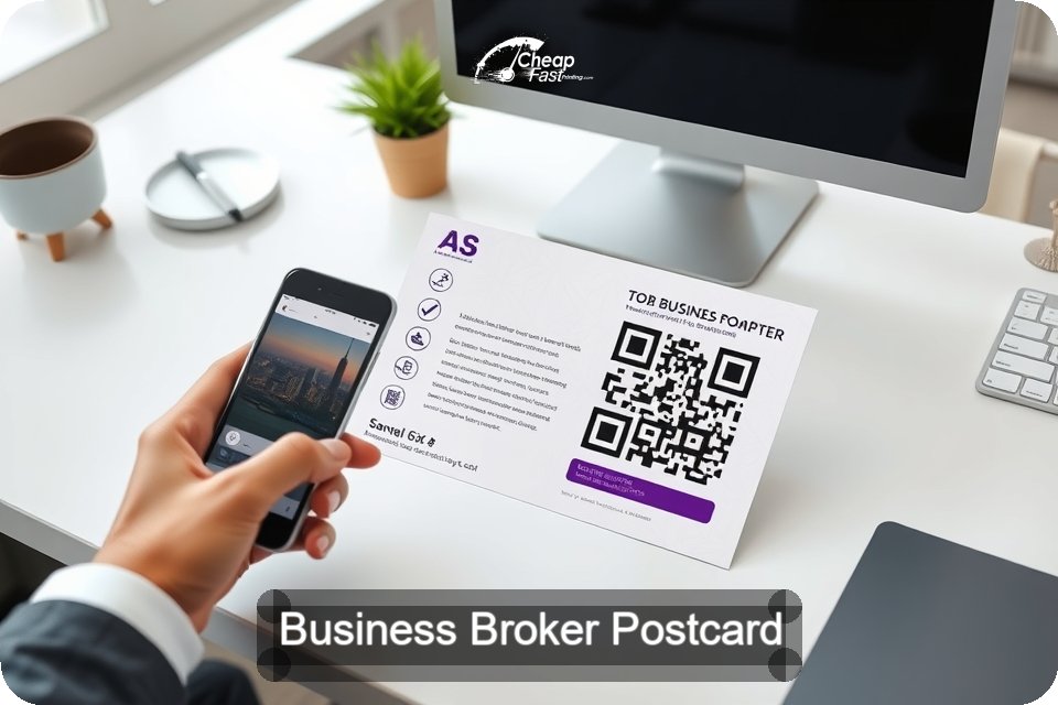 Business Broker Postcard Sample 10 · 6" x 9" design sample