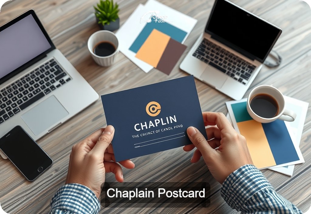 Chaplain Postcard Sample 07 · 4" x 6" design sample