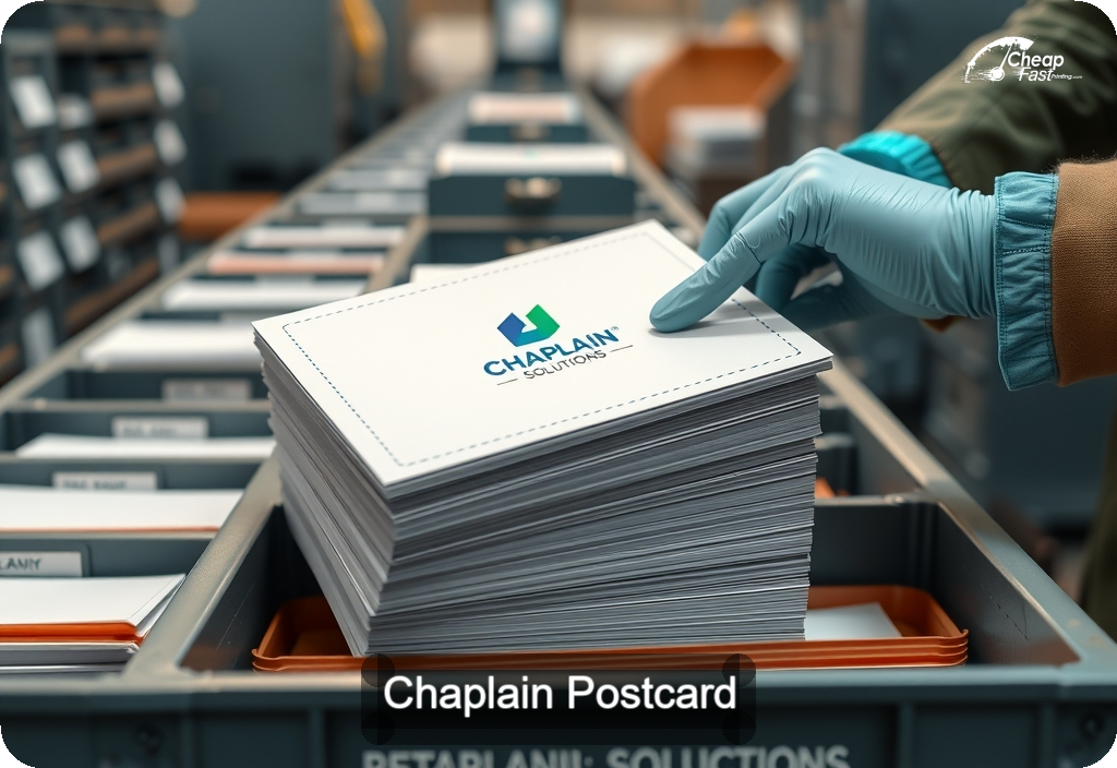 Chaplain Postcard Sample 10 · 6" x 11" design sample